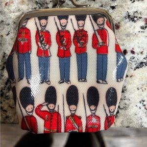Cath Kidston Red and Blue Soldier Print Coin Pouch